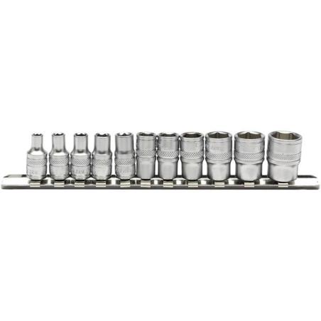 DRAPER 16488 : Maleta de 11 vasos 1/4'' DRAPER