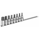 EXPERT E032904 : Juego de 8 vasos hexagonales destornillador EXPERT 6-17mm - 6caras