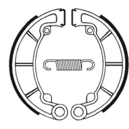 TECNIUM BA088 : Zapatas de freno Tecnium BA088