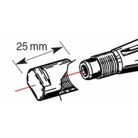 BUZZETTI 5308 : BOQUILLA PROTECTORA PARA EXTRACTOR DE VOLANTE. LONGITUD 25MM