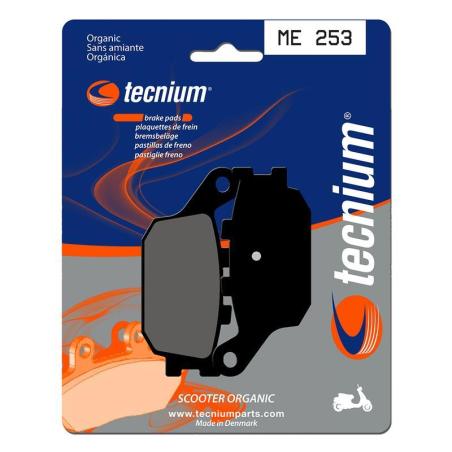 TECNIUM ME253 : Pastillas de freno Tecnium Scooter orgánicas ME253