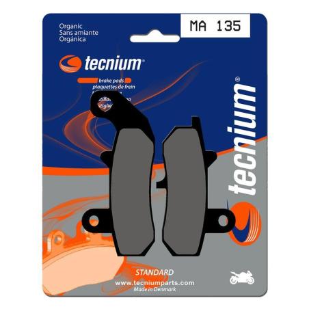 TECNIUM MA135 : Pastillas de freno Tecnium MA135 Orgánicas