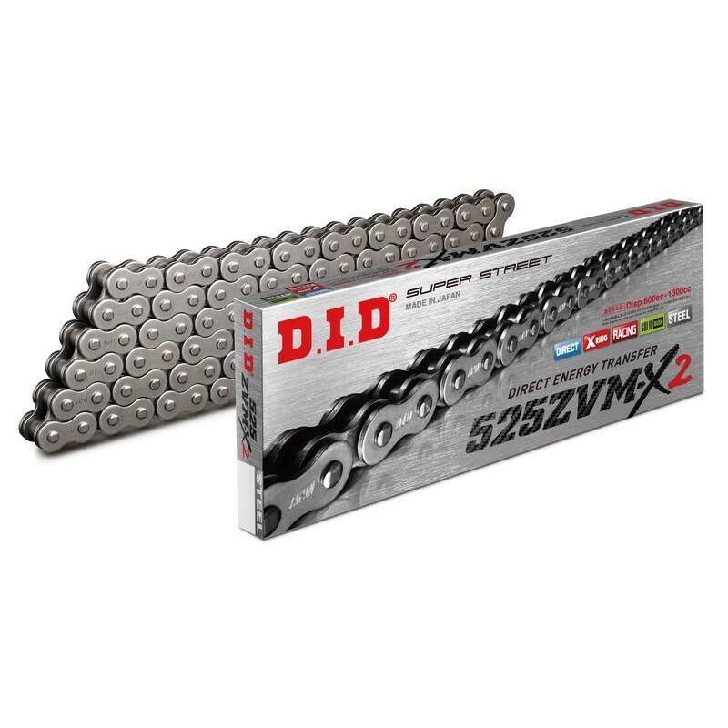 D.I.D 4525516134538 : Cadena D.I.D 525ZVM-X2 X-Ring - Paso 525