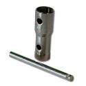 BIHR L35-260 : Llave bujía larga BIHR 16/18/21mm