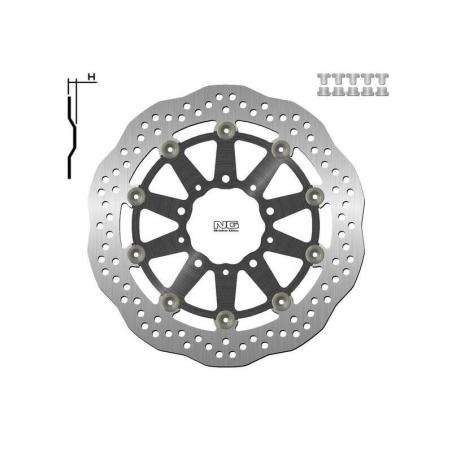 NG BRAKE DISC 1701XG : Disco de freno NG BRAKES ondulado flotante