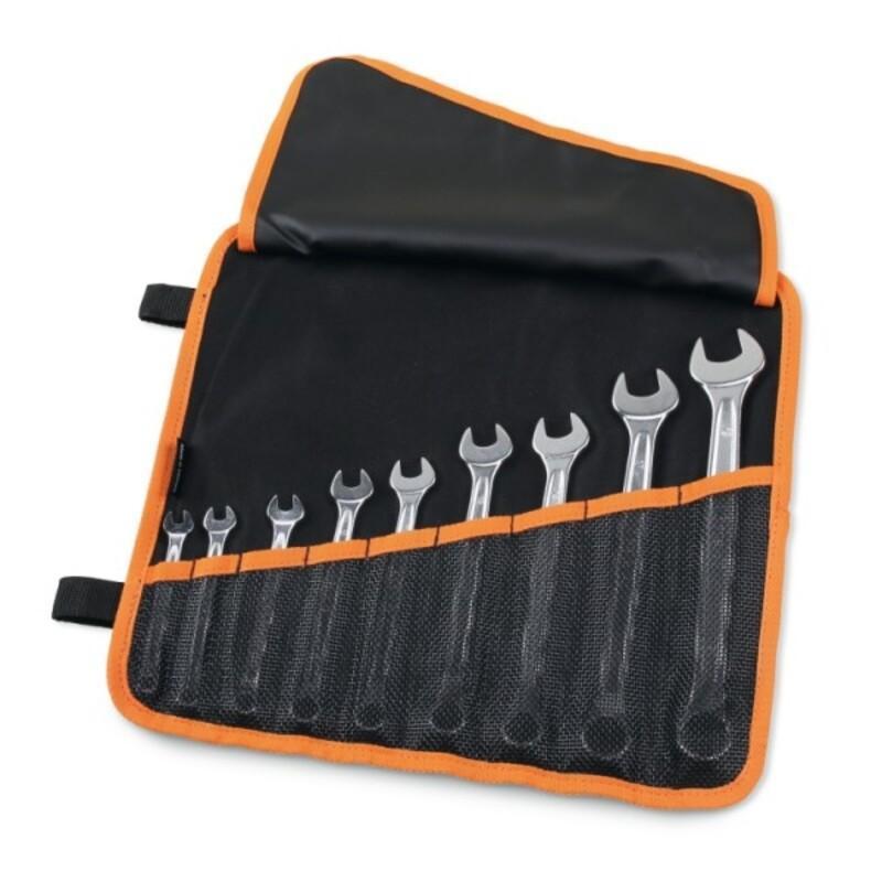 BETA 000421074 : Juego de 9 llaves combinadas BETA en estuche porta-herramientas enrollable de poliéster