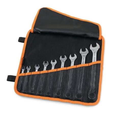 BETA 000421074 : Juego de 9 llaves combinadas BETA en estuche porta-herramientas enrollable de poliéster