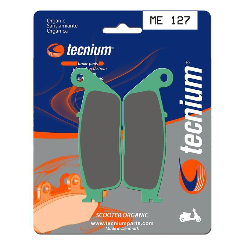 TECNIUM ME127 : Pastillas de freno Tecnium Scooter orgánicas ME127