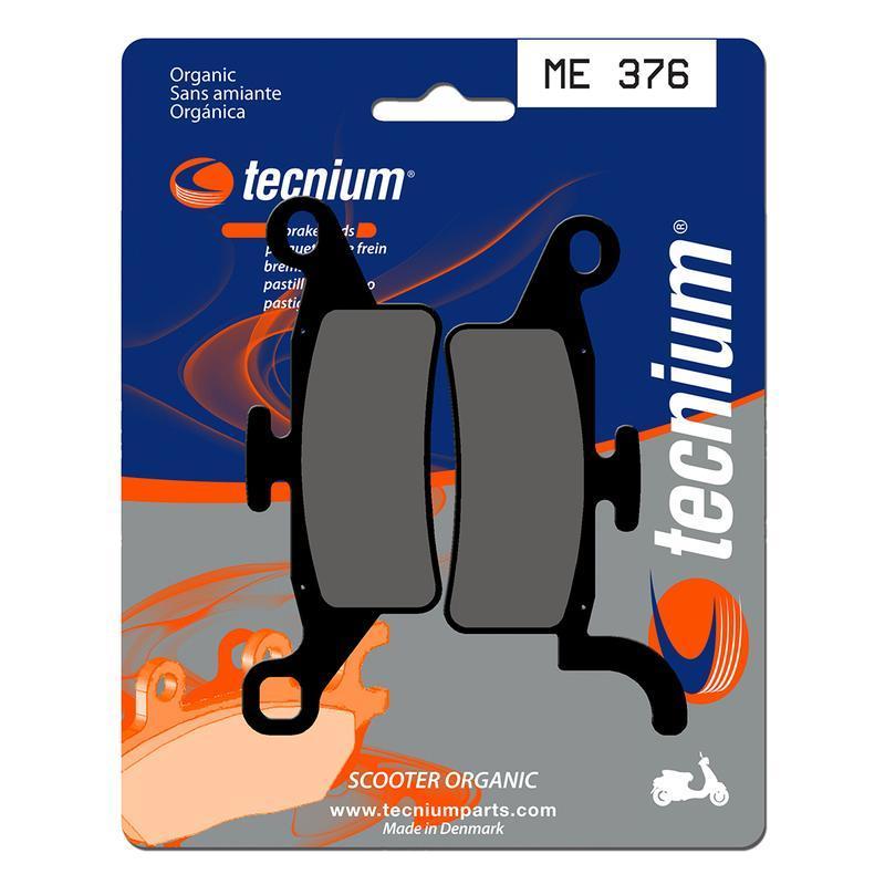 TECNIUM ME376 : Pastillas de freno Tecnium Scooter orgánicas ME376