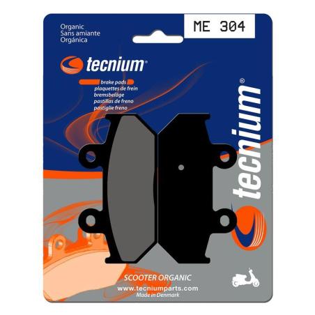 TECNIUM ME304 : Pastillas de freno Tecnium Scooter orgánicas ME304