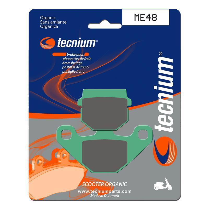 TECNIUM ME48 : Pastillas de freno Tecnium Scooter orgánicas ME48
