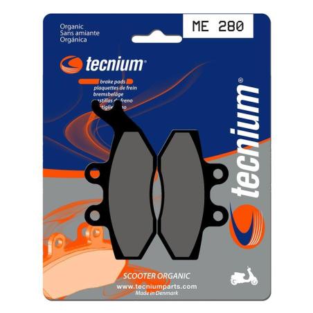 TECNIUM ME280 : Pastillas de freno Tecnium Scooter orgánicas ME280