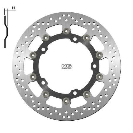 NG BRAKE DISC 1785G : Disco de freno NG BRAKES redondo flotante