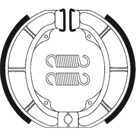 TECNIUM BA201 : Zapatas de freno Tecnium BA201