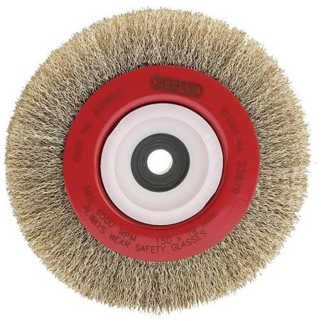 DRAPER 33879 : Rueda de alambre acero inoxidable DRAPER Ø150mm