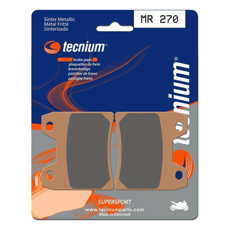 TECNIUM MR270 : Pastillas de freno Tecnium MR270 Sinterizadas