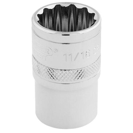 DRAPER 33644 : Vasos 1/2'' DRAPER 12 puntos 11/16''