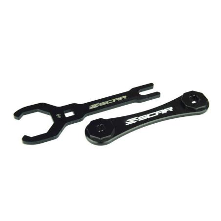 SCAR SCFK : Llave para tapón de horquilla doble SCAR Ø49mm/8 puntos Horquilla KYB