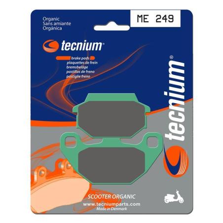 TECNIUM ME249 : Pastillas de freno Tecnium Scooter orgánicas ME249