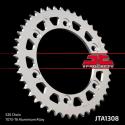 JT SPROCKETS JTA1308.43BLK : Corona JT Aluminio negro JT 1308 con 43 dientes