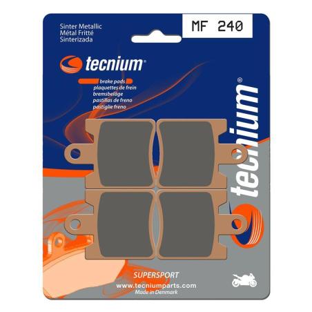TECNIUM MF240 : Pastillas de freno Tecnium MF240 Sinterizadas