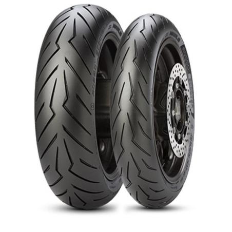 PIRELLI 3828200 : Neumático PIRELLI DIABLO ROSSO SCOOTER 120/70 R 17 M/C 58H TL