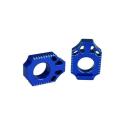 SCAR AB100 : Tensor cadena SCAR azul Yamaha YZ125/250