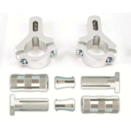 RACETECH R-KITMOUNT005 : Kit de montaje RACETECH Paramanos Vertigo Ø22 / 28,6mm fijo