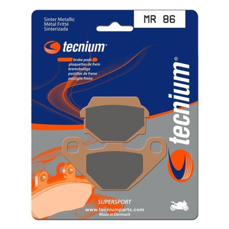 TECNIUM MR86 : Pastillas de freno Tecnium MR86 Sinterizadas