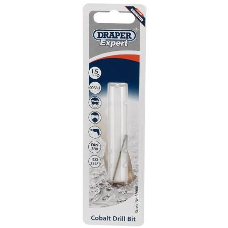 DRAPER 39088 : Broca Ø1,5mm HSS cobalto DRAPER