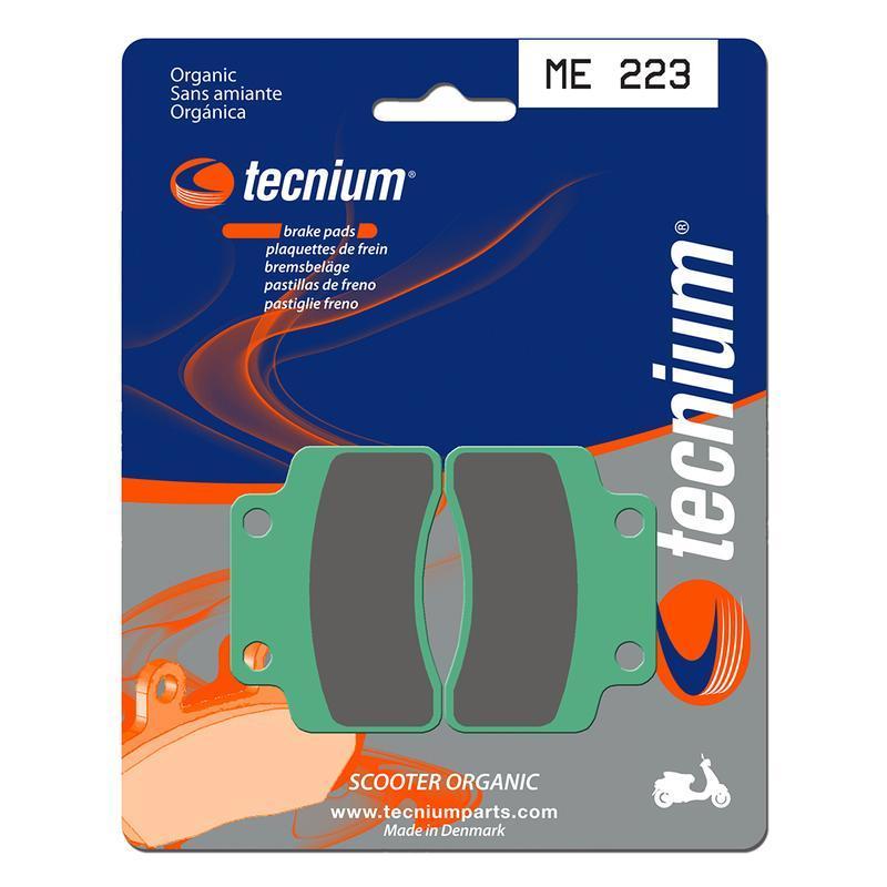 TECNIUM ME223 : Pastillas de freno Tecnium Scooter orgánicas ME223