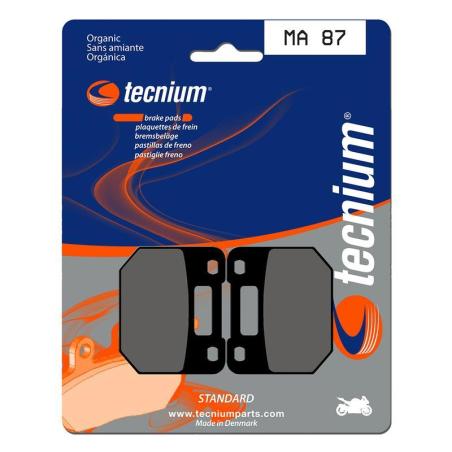 TECNIUM MA87 : Pastillas de freno Tecnium MA87 Orgánicas