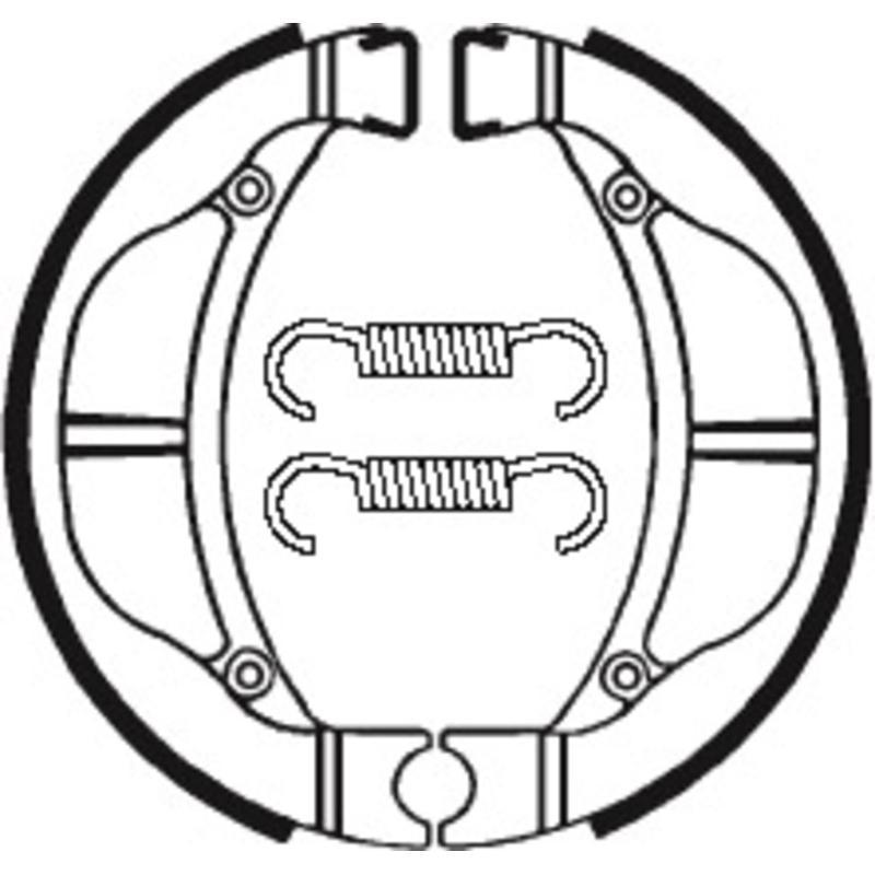 TECNIUM BA093 : Zapatas de freno Tecnium BA093