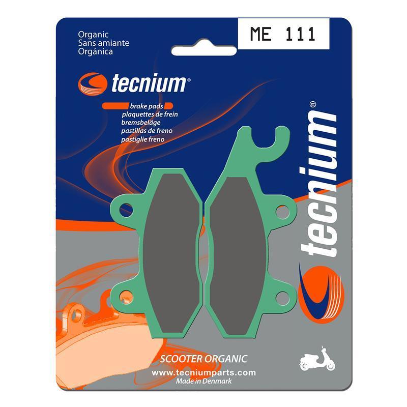 TECNIUM ME111 : Pastillas de freno Tecnium Scooter orgánicas ME111