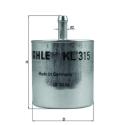 JMP 724.02.57 : Filtro de gasolina Mähle BMW G650 Ø8mm KL315