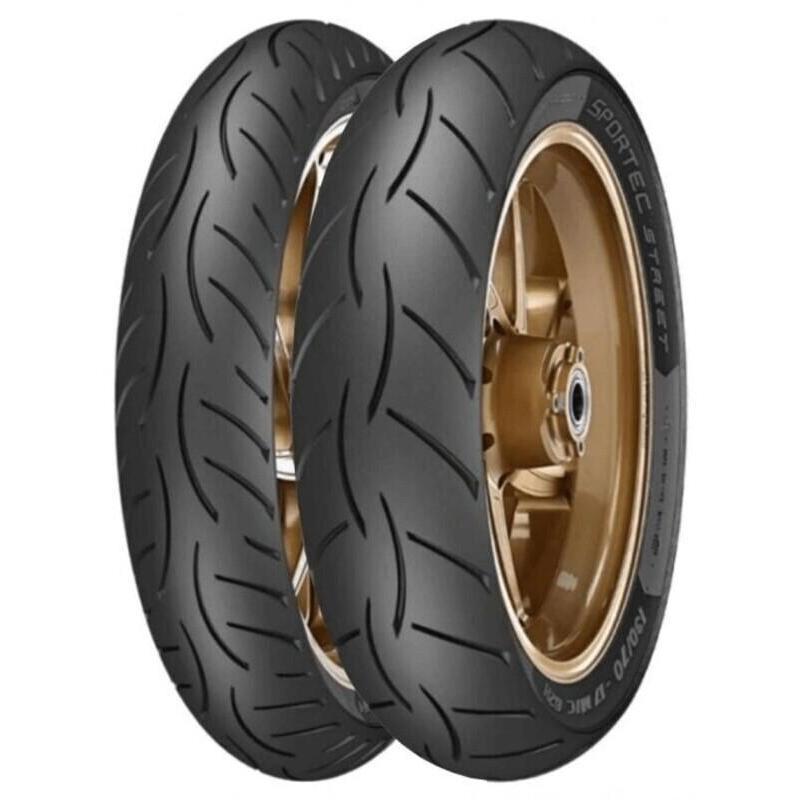 METZELER 4172100 : Neumático METZELER SPORTEC STREET 2 REINF (F/R) 80/80-14 M/C 43S TL