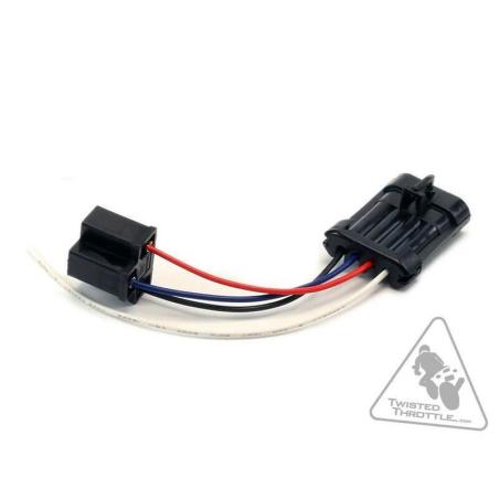 DENALI DNL.WHS.10300 : Cableado para adaptar faros Harley Davidson H4 a Denali LED