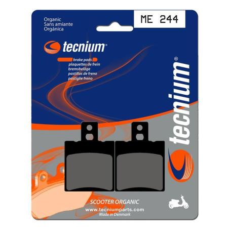 TECNIUM ME244 : Pastillas de freno Tecnium Scooter orgánicas ME244