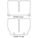 V-FORCE 2P090-1 : Láminas  de carbono para caja de láminas V-Force 2