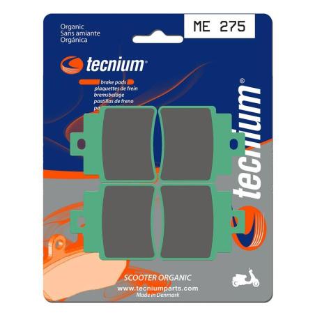 TECNIUM ME275 : Pastillas de freno Tecnium Scooter orgánicas ME275