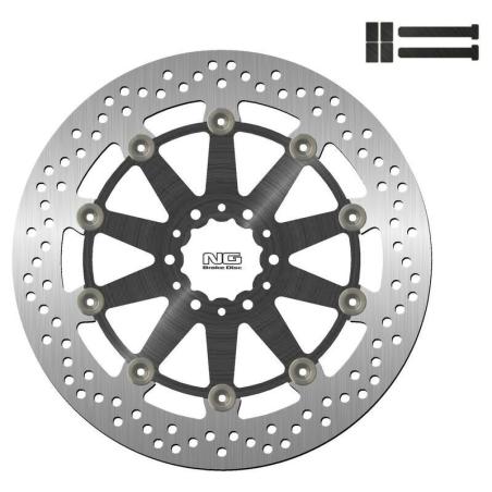 NG BRAKE DISC 1596GK32 : Kit disco de freno sobredimensionado NG BRAKES redondo flotante