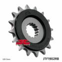 JT SPROCKETS JTF1902.17RB : Piñón con goma anti-ruido JT SPROCKETS acero 1902 - 520