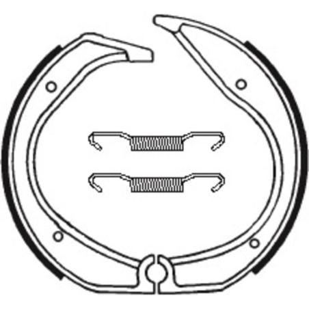 TECNIUM BA140 : Zapatas de freno Tecnium BA140