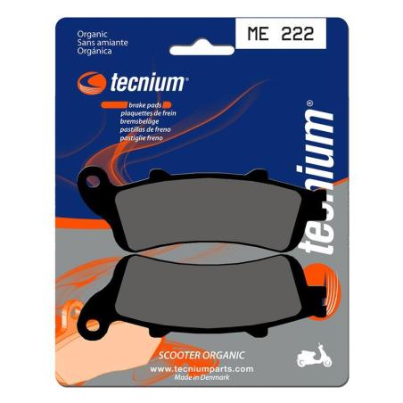 TECNIUM ME222 : Pastillas de freno Tecnium Scooter orgánicas ME222