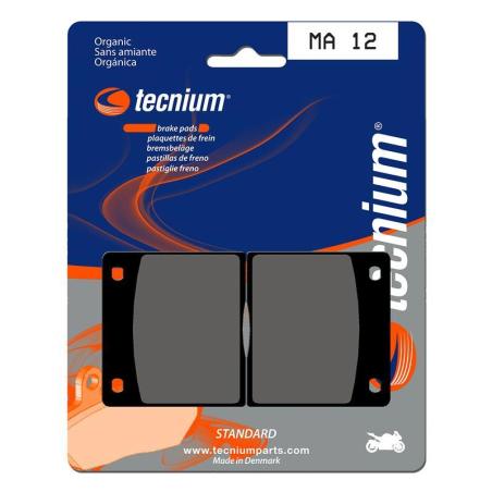 TECNIUM MA12 : Pastillas de freno Tecnium MA12 Orgánicas