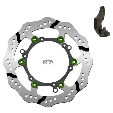 NG BRAKE DISC 1254XBHK09 : Kit disco de freno sobredimensionado NG BRAKES ondulado flotante