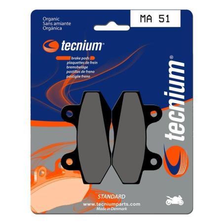 TECNIUM MA51 : Pastillas de freno Tecnium MA51 Orgánicas