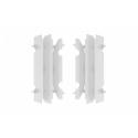 POLISPORT 8466100001 : Aletines de radiador Polisport SUZUKI Blanco