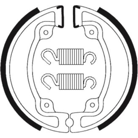 TECNIUM BA203 : Zapatas de freno Tecnium BA203