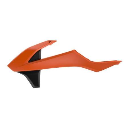 POLISPORT 8417800001 : Aletines de radiador Polisport KTM naranja/negro